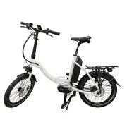 Vélo pliant à assistance électrique Juny : Blanc 14Ah