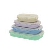 Pack 4 boîtes alimentaires rétractables