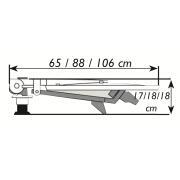 Antenne satellite manuelle Voyager G3 seule