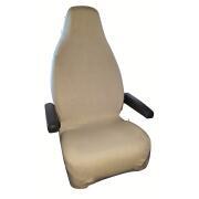 Housses de siège éponge - Lot de 2 : beiges