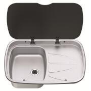 Evier couvercle Argent Sink : Version droite