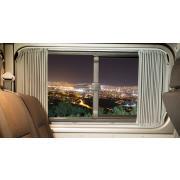 Rideaux d'occultation opaques - cellule 3 pièces