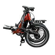 Vélo à assistance électrique pliant Folky : Rouge 11Ah