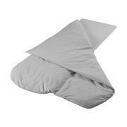 Couchage grand confort : Gris -Toit relevable 120 x 190 x 4 cm (Couette 190 x 190 cm)