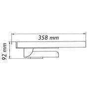 Support plafond placard