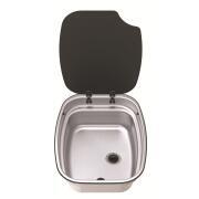 Evier couvercle Argent Bowl