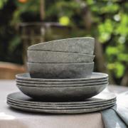 Lot de 4 bols CLUB : Coloris gris