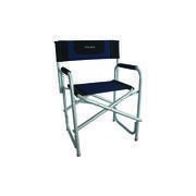 Fauteuil Director : Noir/Bleu