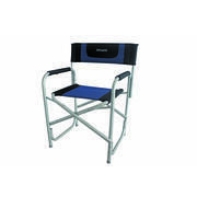 Fauteuil Director : Noir/Bleu