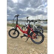 Vélo pliant à assistance électrique Juny : Rouge 11Ah