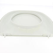 Siège avec couvercle couleur blanc