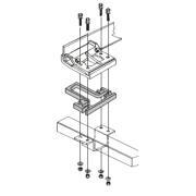 Kit de montage pour déplace caravane : Plaques de distance