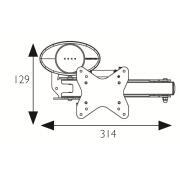 Support mural articulé