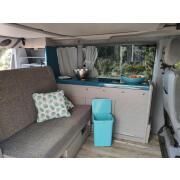 Poubelle à suspendre : 12 litres blanche