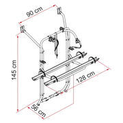 Porte-vélos  pour mini-vans sur hayon : Carry-Bike Volkswagen T5