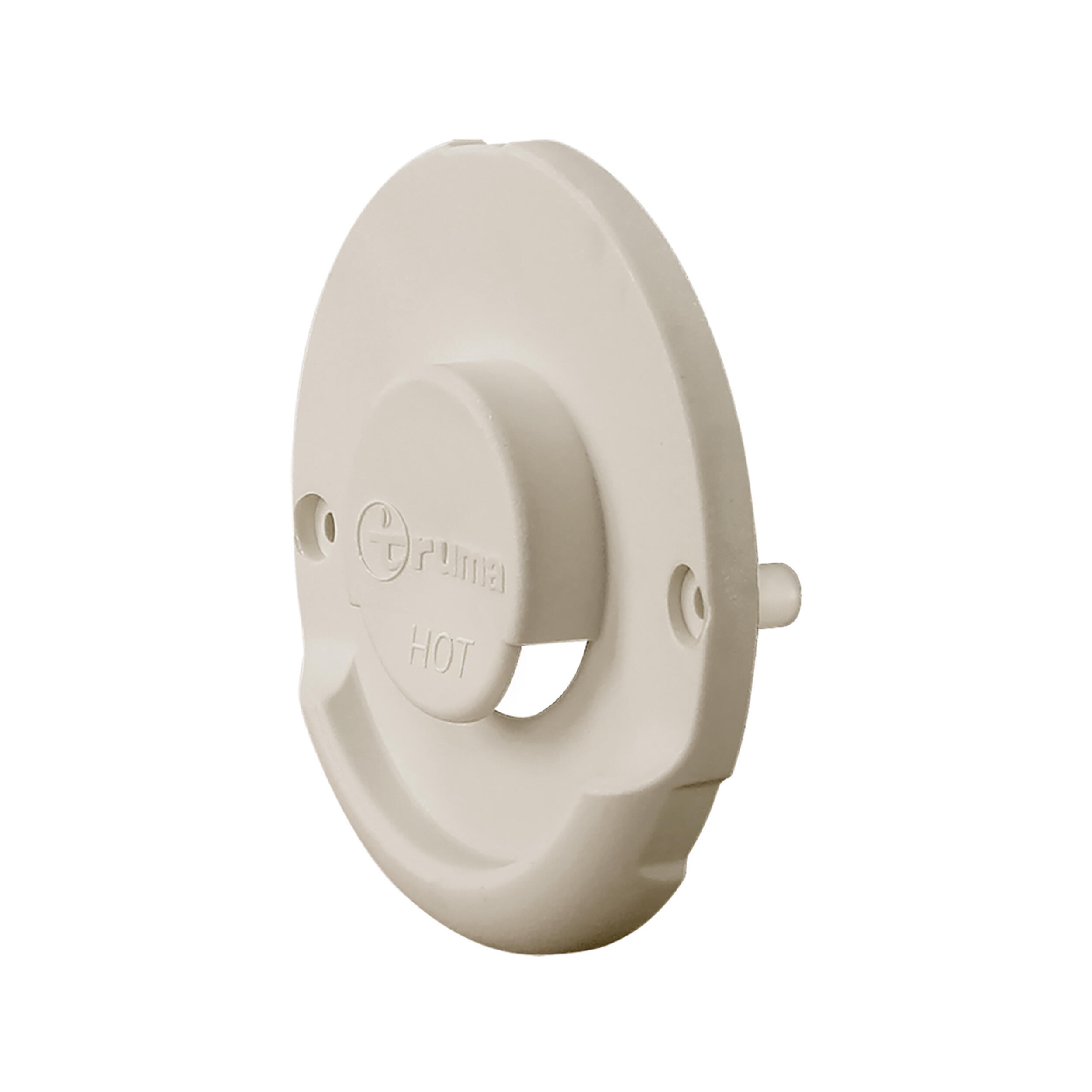 Partie extérieure pour kit cheminée latérale ZR80 : Blanc crème