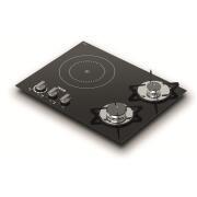 Plaque de cuisson 2 feux gaz + 1 induction Top Line 981 : Version Gauche