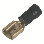 Cosse plate femelle 6,3 mm : Jaune (2 à 6 mm²)