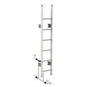 Echelle extérieure Omni Ladder : Deluxe pliante 11 marches