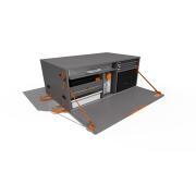 Malle arrière Bebox gris uni sans couchage : 010