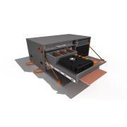 Malle arrière Bebox gris uni sans couchage : 010