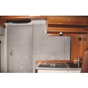 Rideau thermique pour porte coulissante