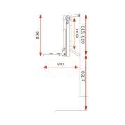 Porte-vélos Bike Lift BR-System : Modèle Short Rail