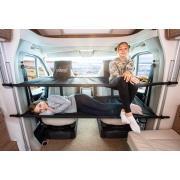 Lit de cabine : Double. Pour T4, T5, T6, T6.1, Jumpy, Transit Custom avec sièges pivotants