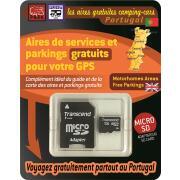 Carte SD pour GPS Garmin : Aires gratuites Portugal