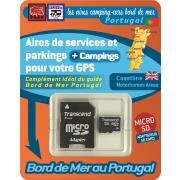 Carte SD pour GPS Garmin : Bord de Mer Portugal