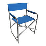 Fauteuil director en acier : Coloris bleu