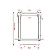 Porte-vélos Bike Lift BR-System : Modèle Standard Rail