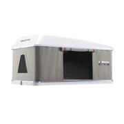 Tente de toit Maggiolina Grand Tour : Medium coloris gris clair coque blanche