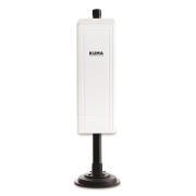 Mât aimanté + disque métalique pour antenne Wi-Fi longue portée.