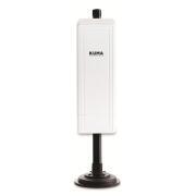 Mât aimanté + disque métalique pour antenne Wi-Fi longue portée.