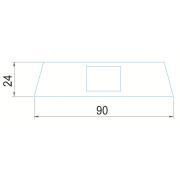 Spot en saillie orientable à Leds gris mat