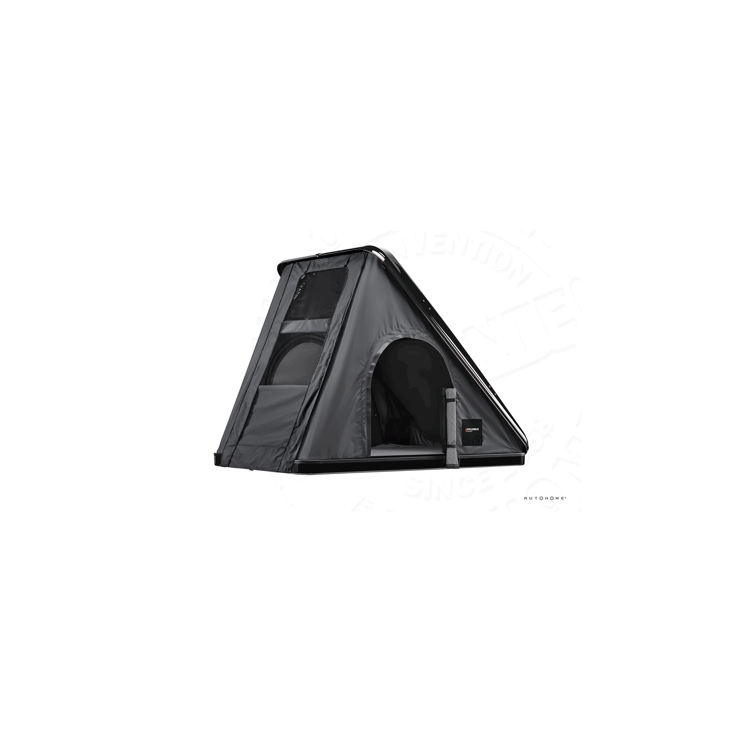 Tente de toit Columbus Variant : Small coloris carbone coque Blackstorm