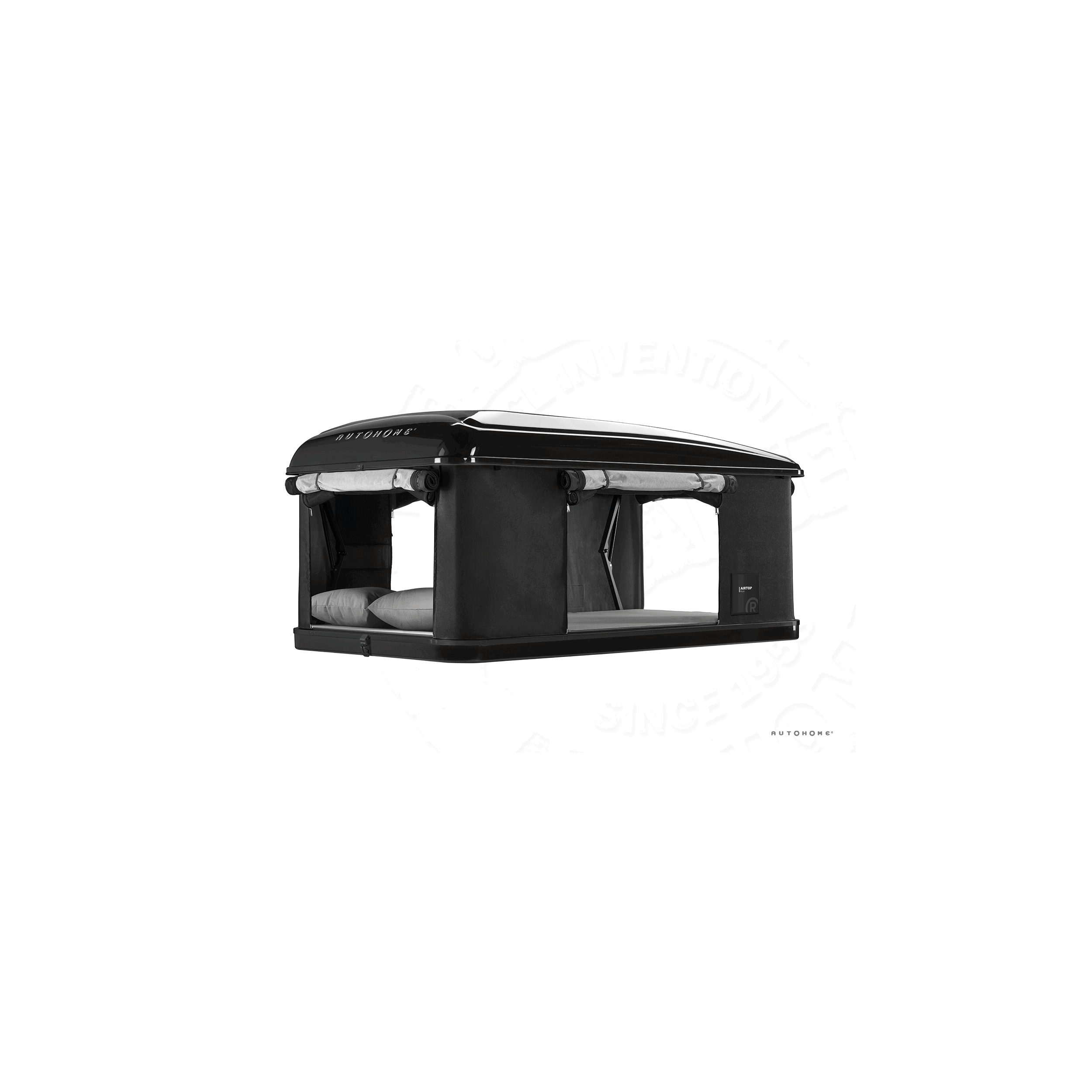 Tente de toit Airtop Plus : Medium coloris carbone coque Blackstorm