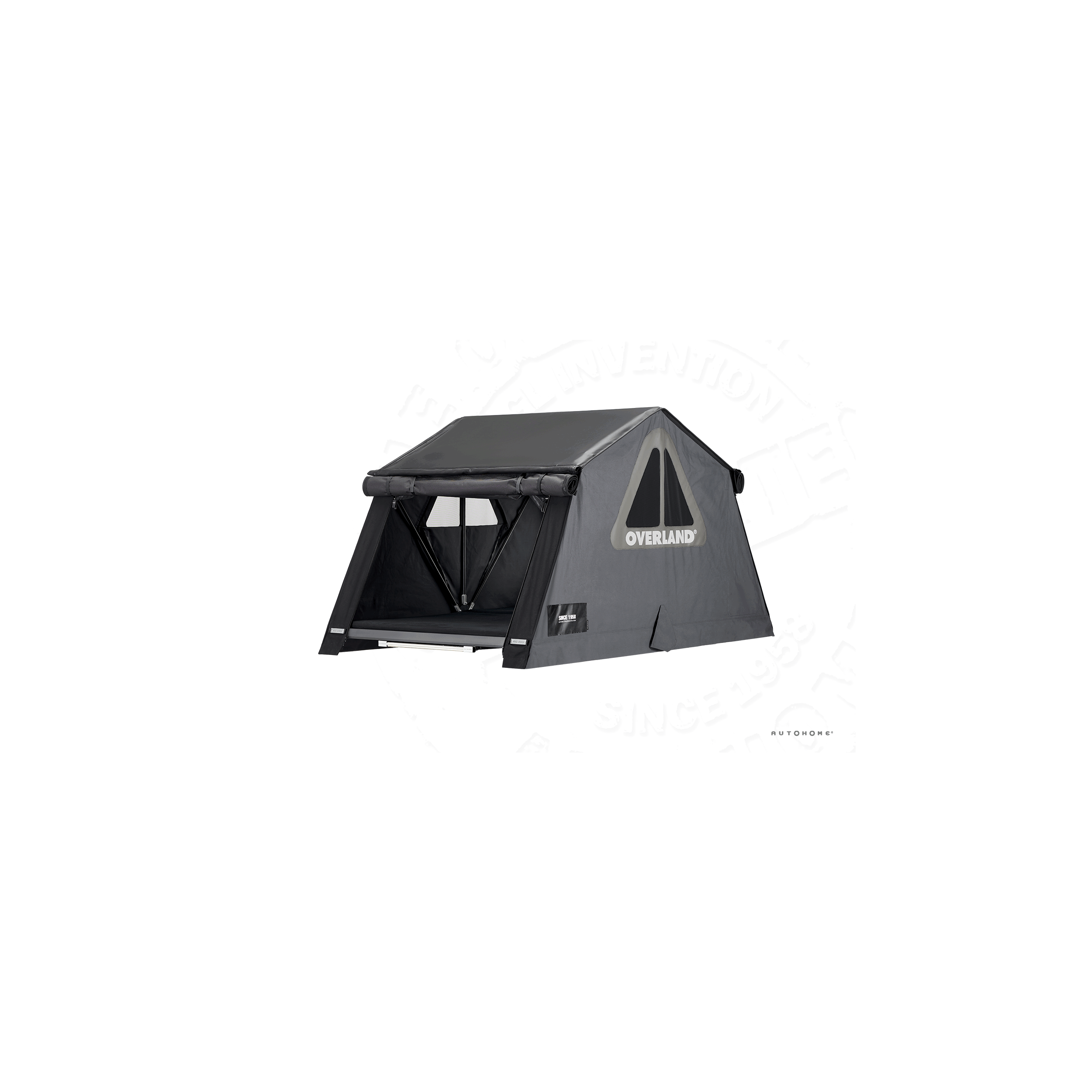 Tente de toit Nino Cirani Overland : Medium coloris carbone - Version explorer