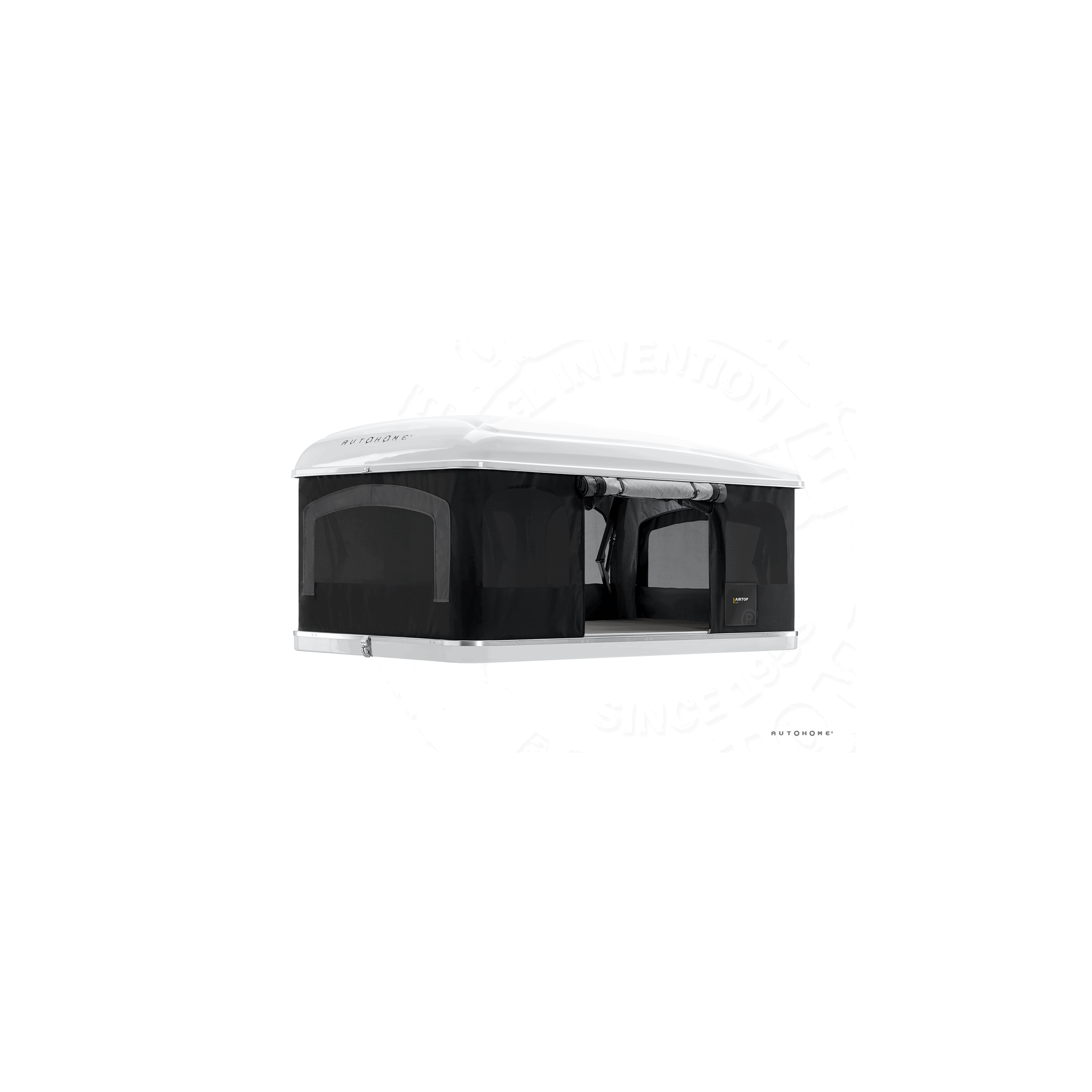 Tente de toit Airtop 360° : Large coloris carbone