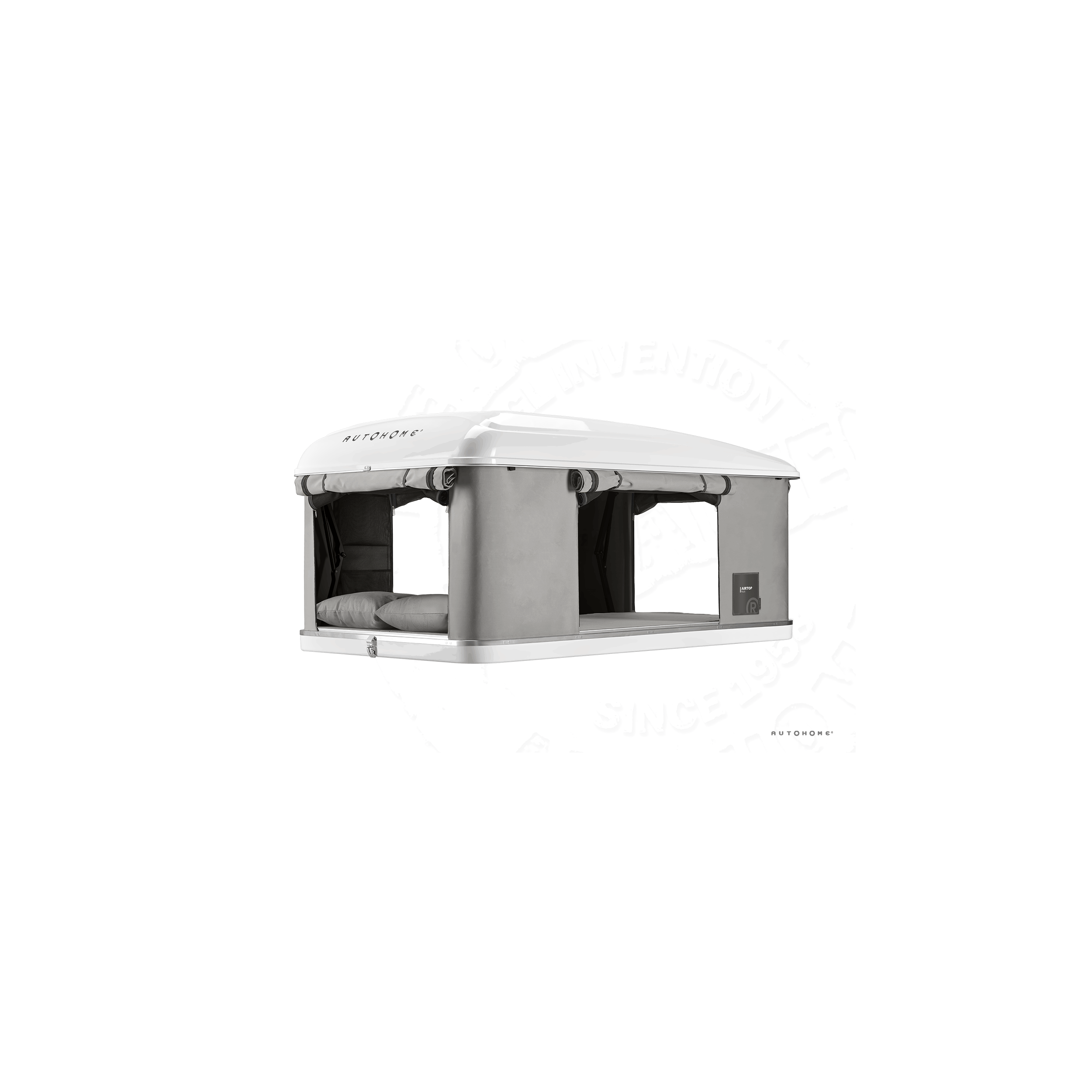 Tente de toit Airtop Plus : Small coloris gris