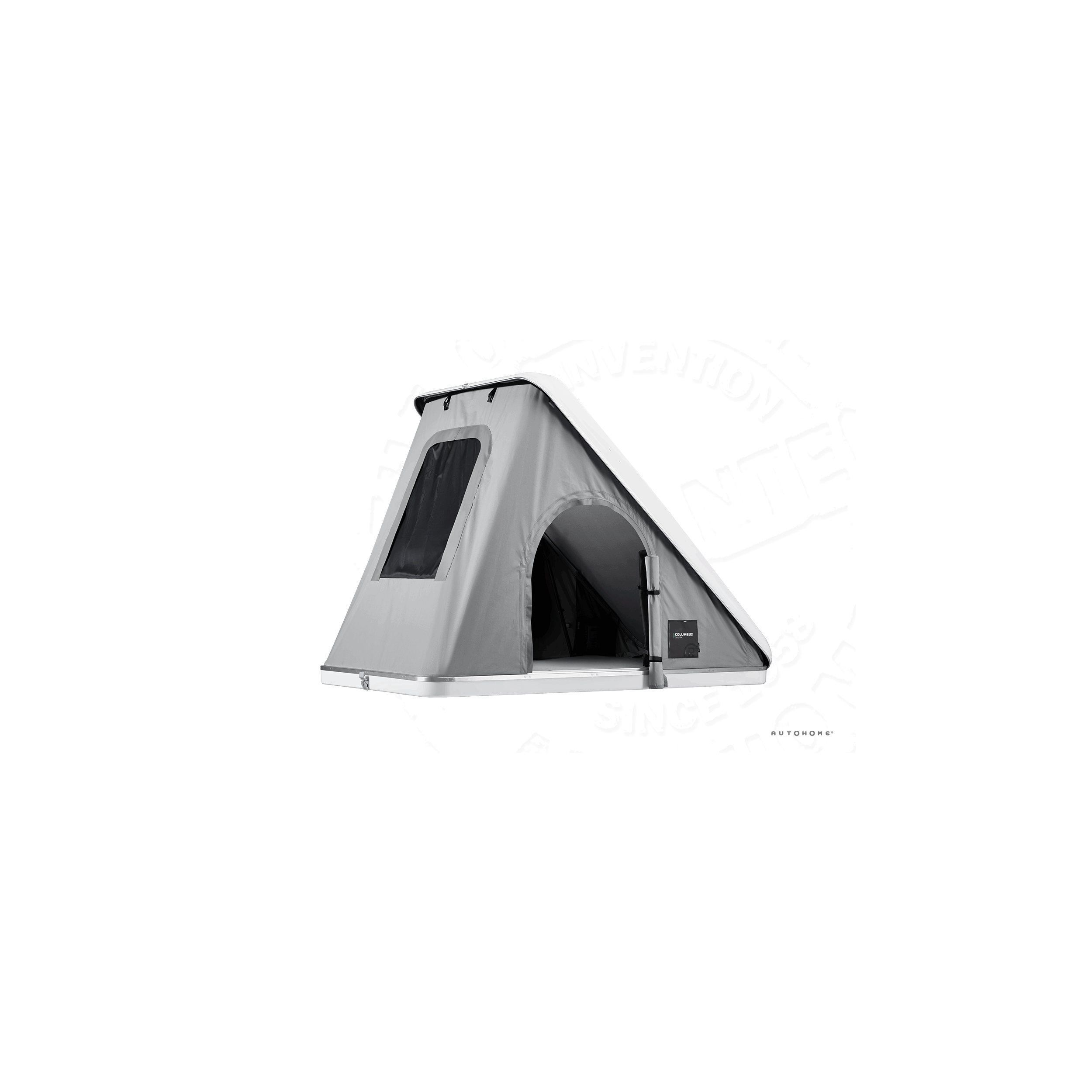 Tente de toit Columbus Classique : Small coloris gris