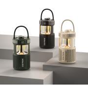 Lampe / enceinte de camping rechargeable Follow Light F1 : Noire