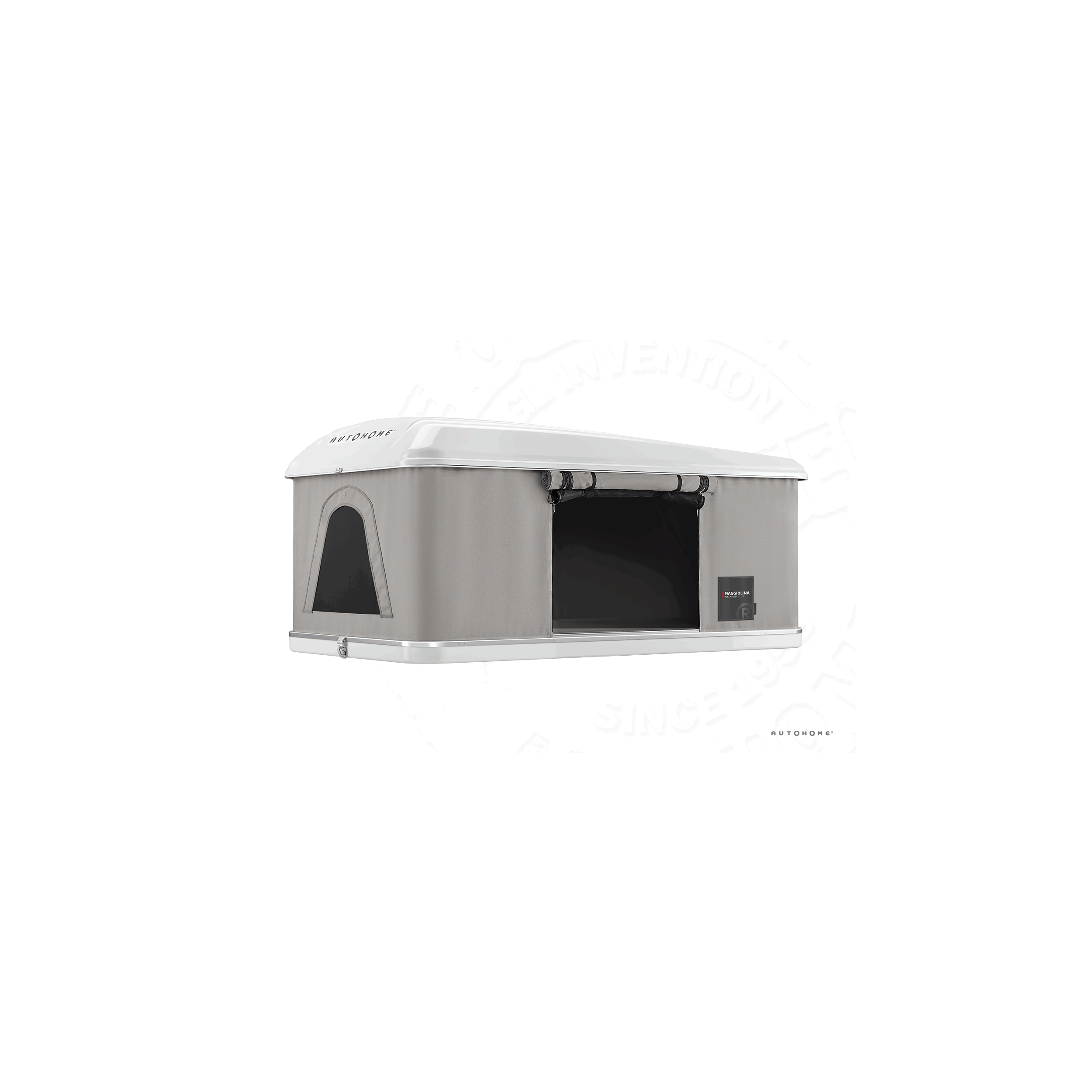 Tente de toit Maggiolina Airlander Plus : Airlander Plus Small X-Long coloris gris