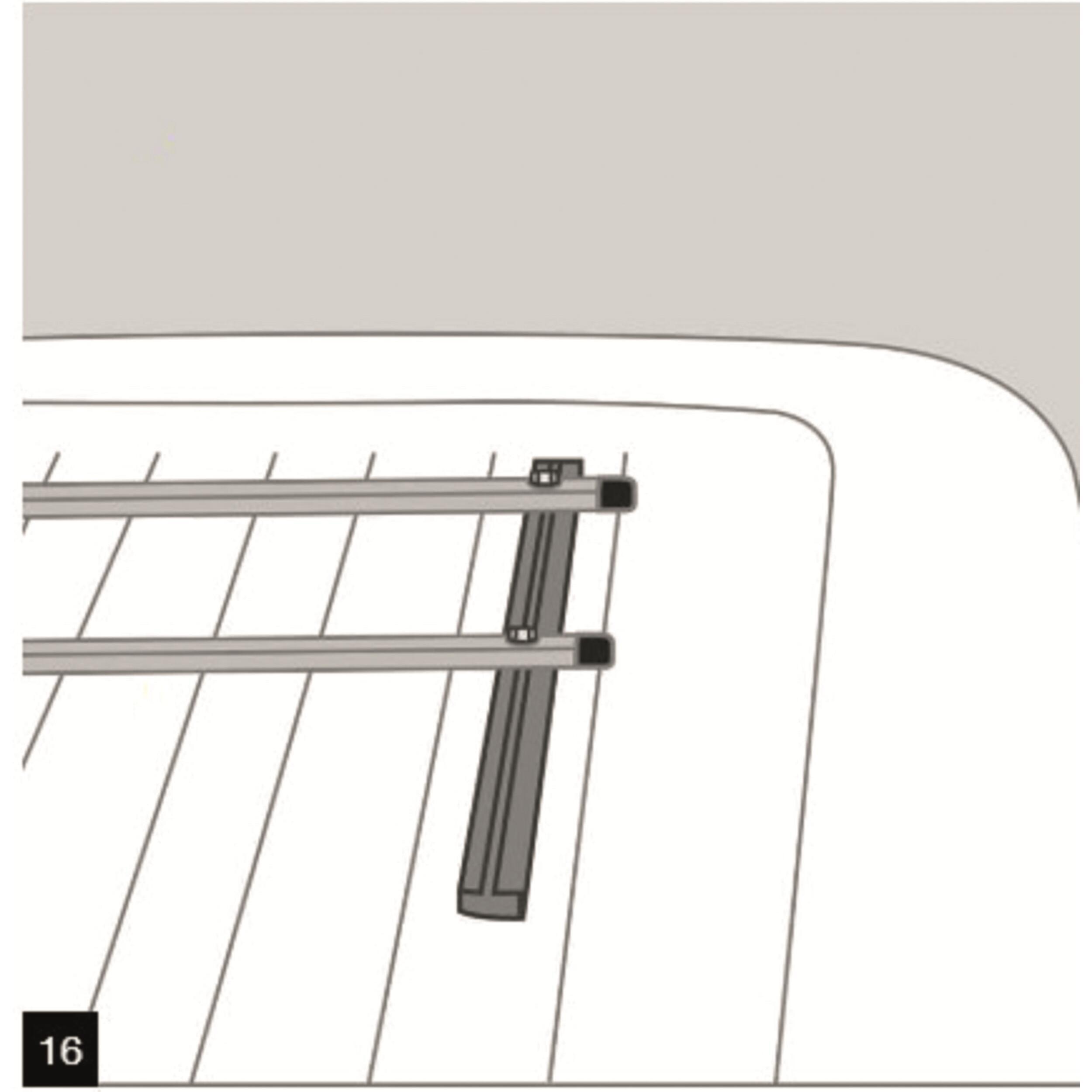 Galerie pour tente de toit Maggiolina Extrem Small