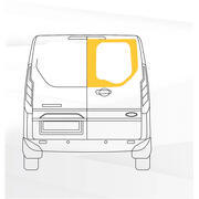 Baie Sunvan Ford Transit Custom de 2013 à 2023 : Fixe porte arrière droit (L1/L2) à partir de 2013