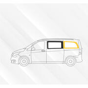 Baie Sunvan Mercedes Vito à partir de 2014 : Fixe arrière gauche (L2)