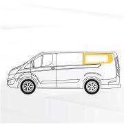 Baie Sunvan Ford Transit Custom de 2013 à 2023 : Fixe arrière gauche (L2) (porte non coulissante) à partir de 2013