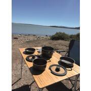 Popote en aluminium 8 pièces