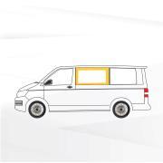 Baie Sunvan Volkswagen T5/T6 : Fixe avant gauche (L2/L3)